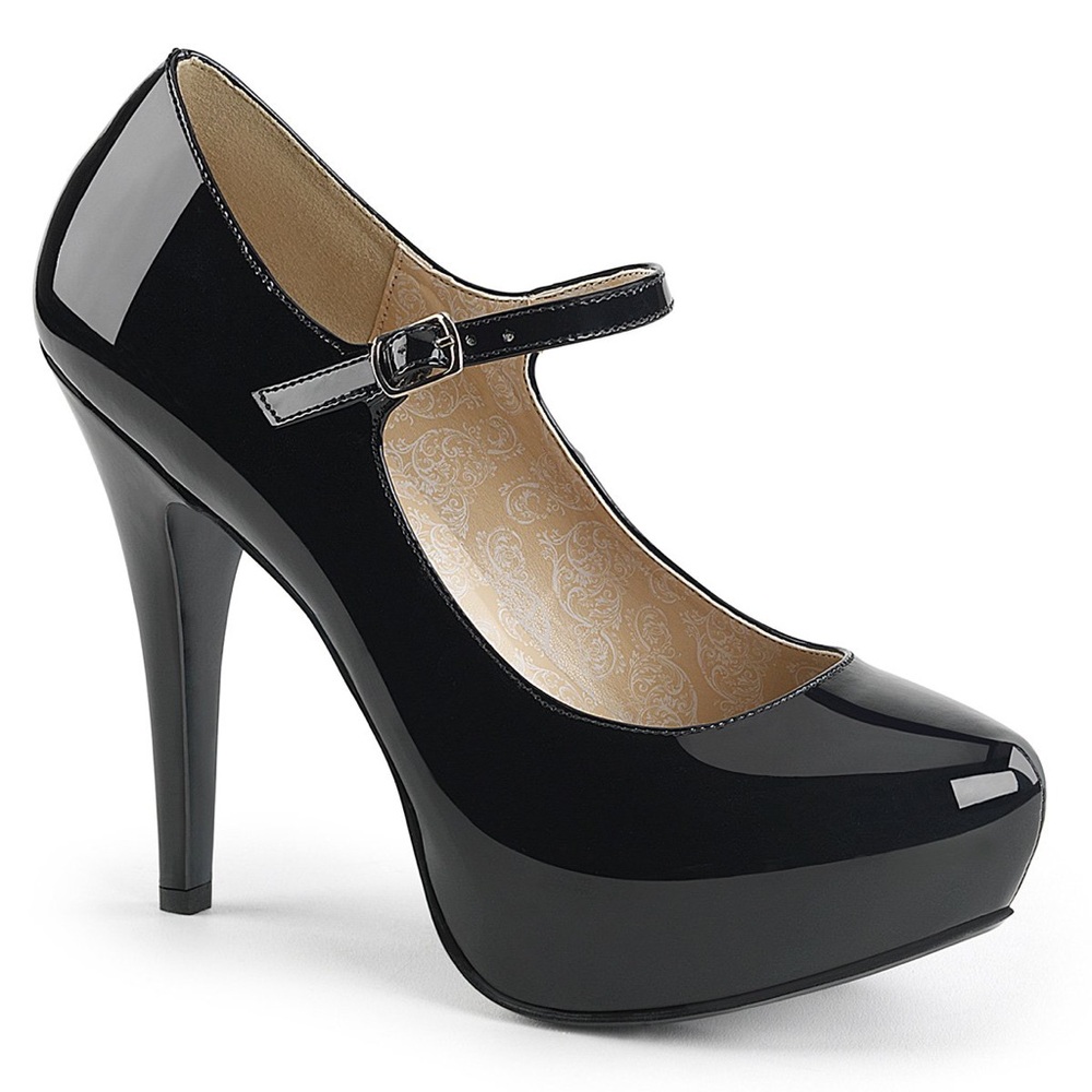Pleaser Chloe Platform Mary Jane Pumps